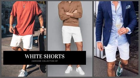 Latest Mens Gorgeous And Stylish White Shorts Of Outfits Designed Youtube