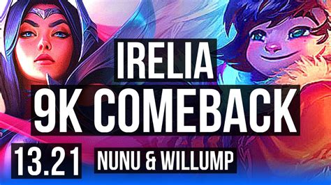 Irelia Vs Nunu Mid Comeback 6 Solo Kills 700 Games Kr Master