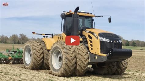 bigtractorpower -Spring field prep and planting video- Tillaging with CHALLENGER Tractors ...