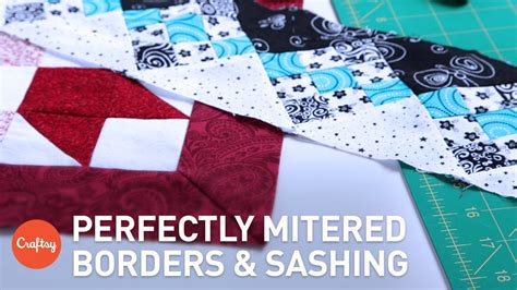 Mitered Corners for Borders & Sashing | Easy Quilting Technique with ...