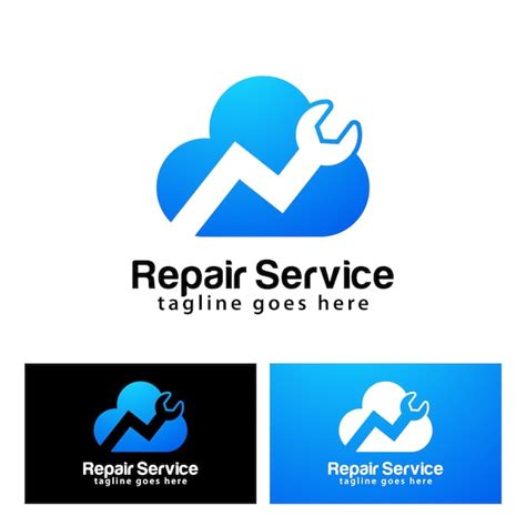 Premium Vector Repair Service Logo Design Template