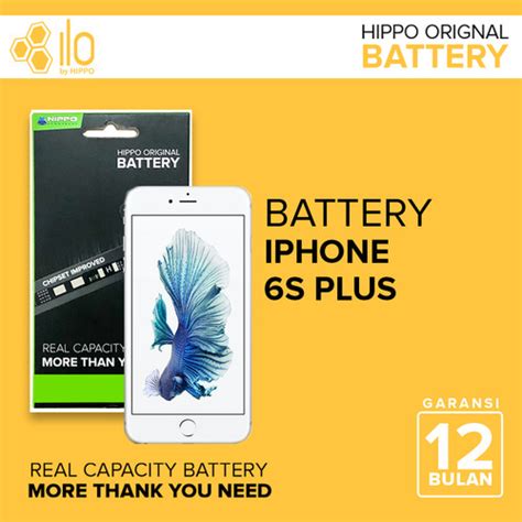 Promo Hippo Baterai For Iphone S Plus Mah Original Cell Jakarta