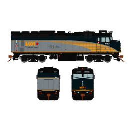 N Scale VIA Rail Canada Rebuilt F40PH-2D (DC/Silent) #6437 - Rapido ...