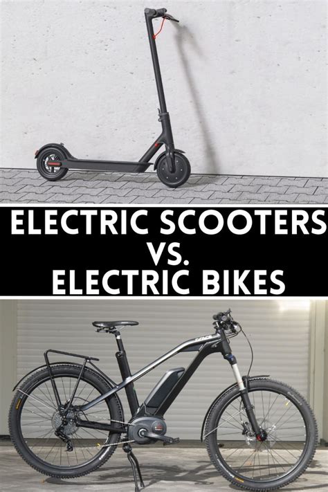 Electric Scooters Vs Electric Bikes Pros And Cons Artofit