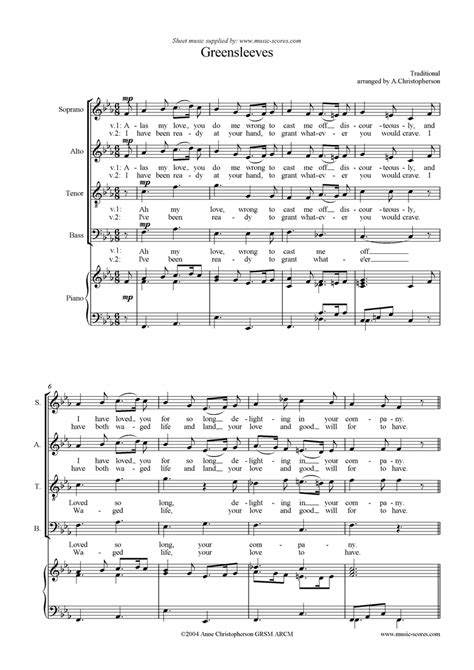 Choir Sheets