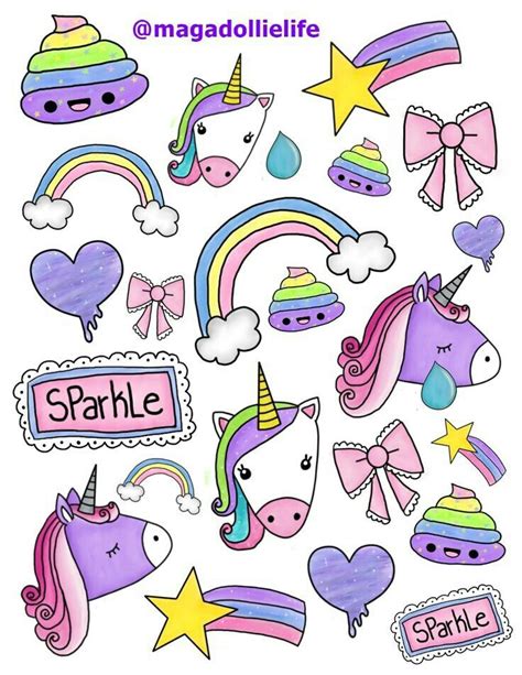 Pin de Sonia Nuñez en camila Dibujos de unicornios Cosas lindas para