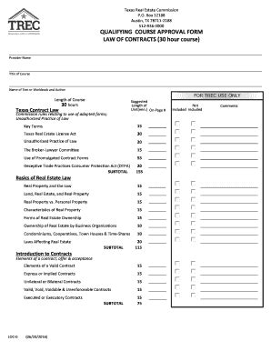 TX TREC LOC 0 2016 2024 Fill And Sign Printable Template Online