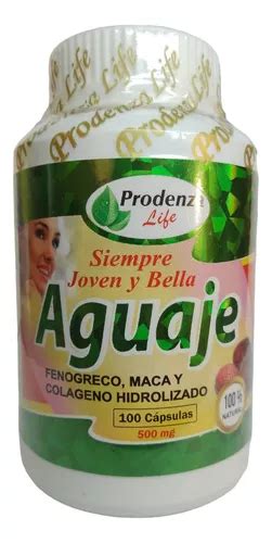 Aguaje X 100 Cap 500ml Aguaje Fenogreco Maca Colageno Hidr MercadoLibre