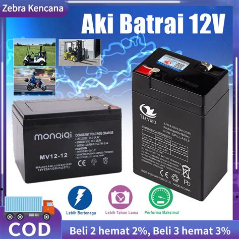 Jual Aki Sepeda Listrik Selis Mr Jackie VRLA 12v12ah 12 V 12 Ah 12v