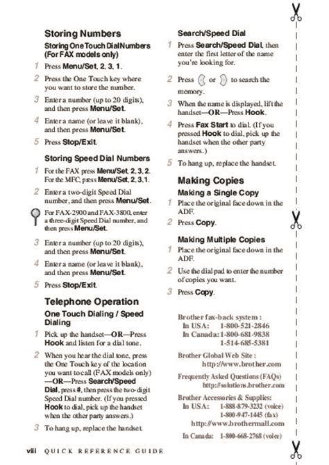 Brother Fax 2800 Fax 2900 Fax 3800 Mfc 4800 Users Guide Manual