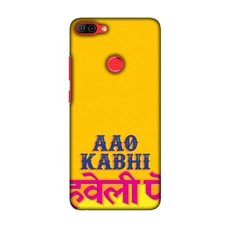 Amzer Slim Designer Printed Light Weight Back Cover For Infinix Hot 6 Pro Aao Kabhi Amazon