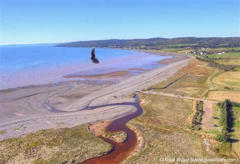 Scots Bay With A Bird Inspecting The Quadcopter 2013
