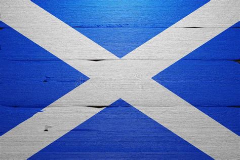 Saltire Flag Of Scotland Scottish Flag St Andrews Cross Stock