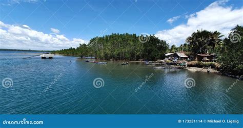 Philippine Bay: Quiet Seawater Of Maco, Davao De Oro Province In ...