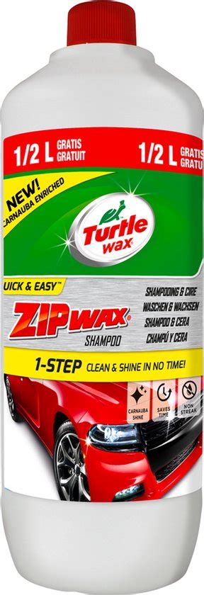 Turtle Wax 52880 Zip Wax Autoshampoo 1 5 Liter Bol