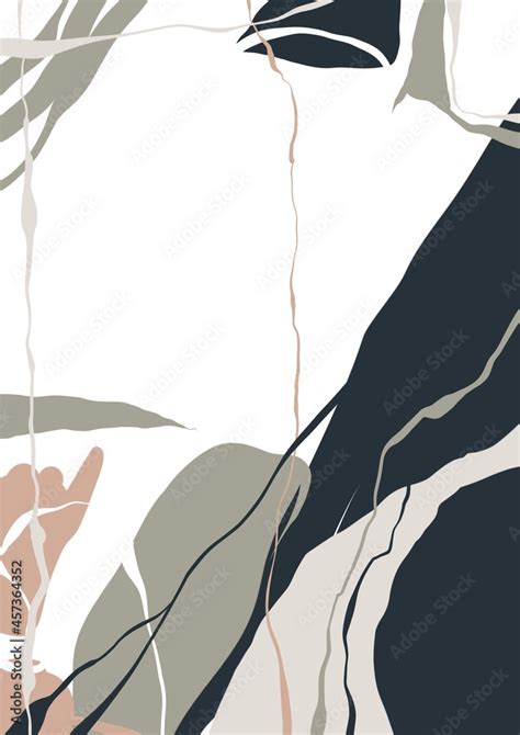 Minimalistic Instagram Stories Modern Style Nude Colors And Trendy Line Art Style Vector