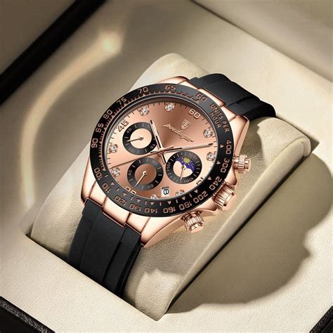 Jual Jam Tangan Pria Anti Air Original Keren Hitam Luxury Chronograph