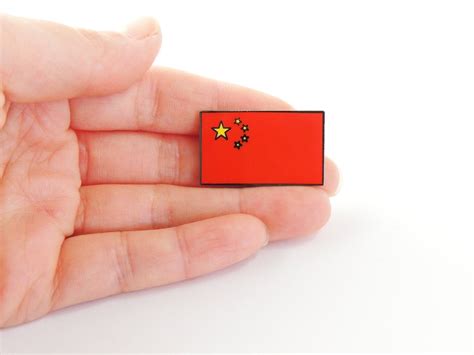 China Flag Pin Hard Enamel Chinese Flag Lapel Pin Gift for | Etsy