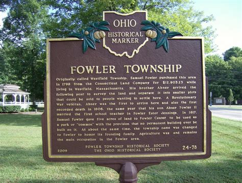 24-78 Fowler Township / Fowler Historic District - Remarkable Ohio