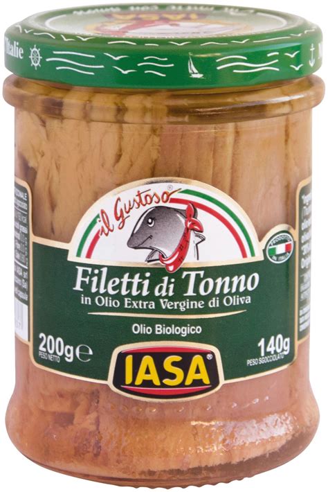 Filetti Di Tonno In Olio Extravergine Di Oliva Iasa Il Gustoso Naturas