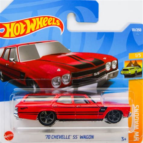 Hot Wheels Chevelle SS Wagon Red HW Wagons Perfect Etsy