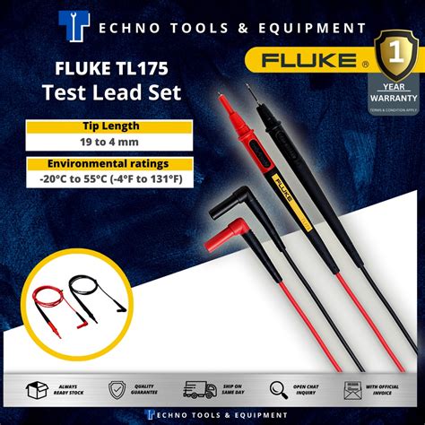 Fluke Tl Test Lead Set Fk Tl Shopee Malaysia