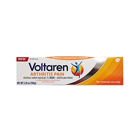 Voltaren Topical 1 Gel 5 29 Ounce