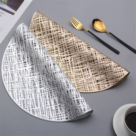 Round Creative Dining Table Designer Placemat Placemats Unique