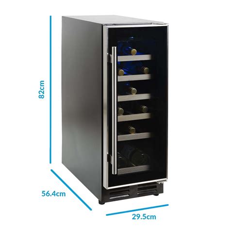 Refurbished Electriq Eqwinech30 Freestanding 18 Bottle Single Zone Under Counter Wine Cooler