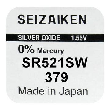 Seizaiken Sr Sw Silver Oxide Battery V