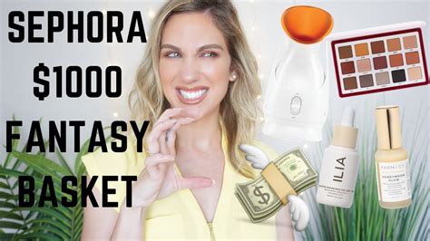 Whats In My 1000 Sephora Fantasy Basket Tag Youtube