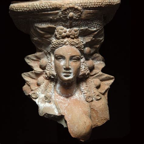 Terracotta Bust Of Isis Aphrodite Christoph Bacher