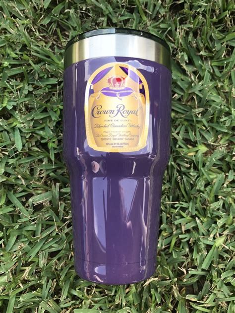 Crown Royal Tumbler Tumbler Cups Diy Glitter Tumbler Cups Yeti Cup