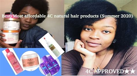 My Favorite Hair Products For My 4c Natural Hair Youtube