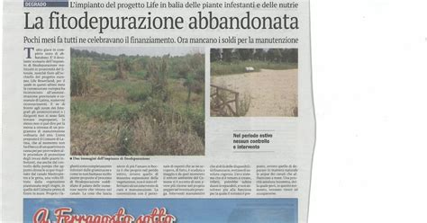 Pontinia Ecologia E Territorio Latina Degrado Ambientale Senza Fine Con La Peggior Classe