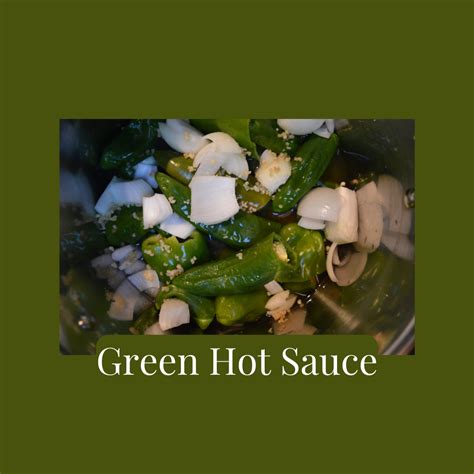 Green Hot Sauce Food Life Design