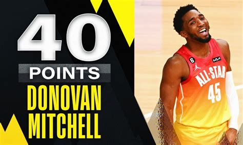 Donovan Mitchell Drops 40 PTS At The 2023 NBAAllStar Game