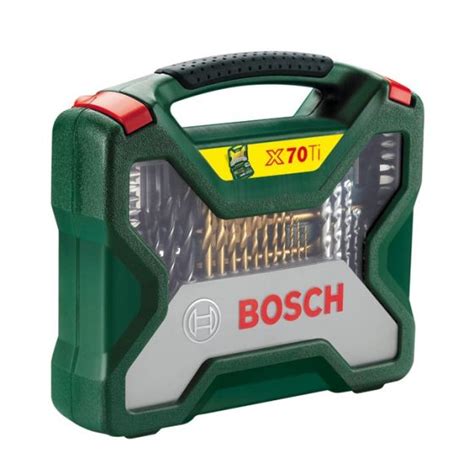 Bosch Titanium 70 Piece X Line Drill And Screwdriver Bit Set