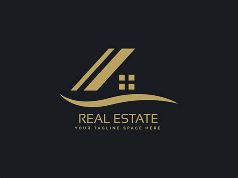 Minimalist Creative Modern Real Estate Logo And Construction Logo