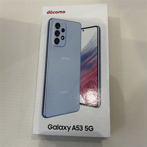 Galaxy 未開封品 Galaxy A53 5g Sc 53c ブルーの通販 By ひろるs Shop｜ギャラクシーならラクマ