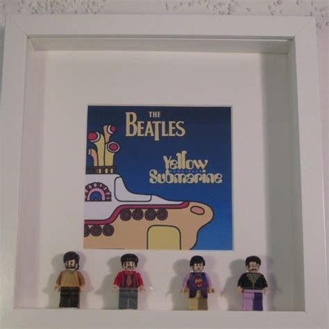 Picture of the Beatles LEGO minifigures