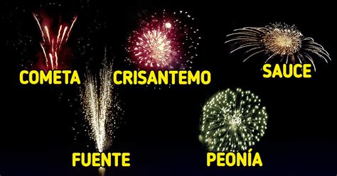 Qué tipos de fuegos artificiales hay Ideas En 5 Minutos