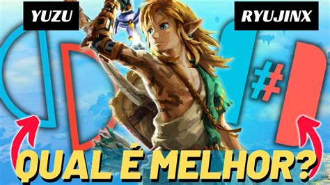 Zelda Tears Of The Kingdom YUZU Vs RYUJINX Qual é o Melhor para