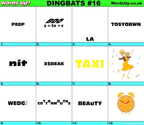 Printable Dingbats #16 - Rebus Puzzles | Rebuses | Rebus Puzzles ...