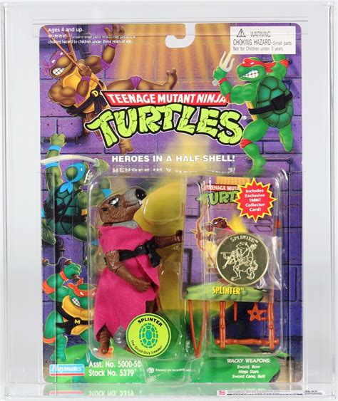 1994 Playmates Teenage Mutant Ninja Turtles Carded Action Figure