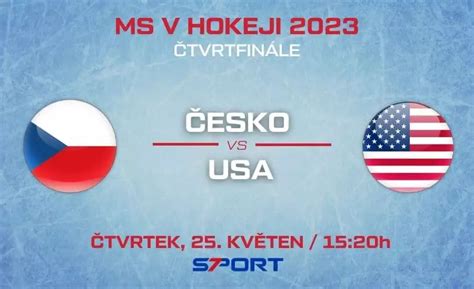 Česko USA MS v hokeji 2023 sestavy live stream