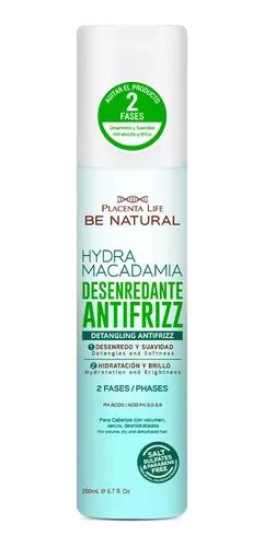 Desenredante Antifrizz Bif Sico Be Natural Macadamia Ml Mercadolibre