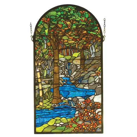 Meyda Tiffany 98255 Stained Glass Tiffany Window From The