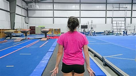 My Round Off Back Handspring Journey Youtube