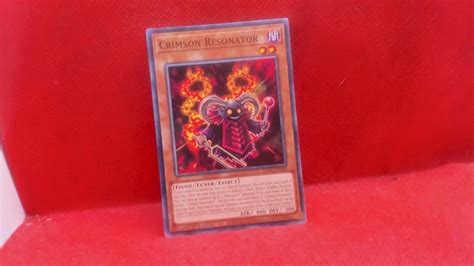 SDCK EN008 Crimson Resonator Common 1st Edition YuGiOh Card EBay